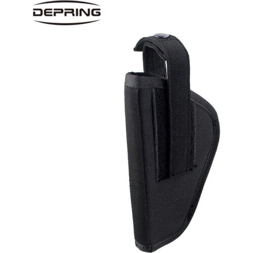 Tactical Left/Right Hand OWB Gun Holster Hook&Loop Pistol Belt Holster for Medium and Large Handguns Hunting Accessories