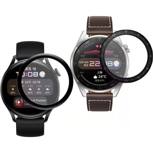 3D Edge Soft Protective Film Cover Protection For Huawei Watch 3/3 Pro Smartwatch 3pro Full Screen Protector Cover Protection