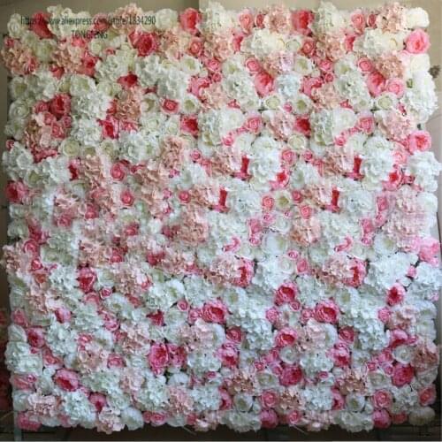 10pcs/lot TONGFENG Artificial rose Hydrangea garland flower wall Wedding decoration table centerpiece flower ball Arch flower