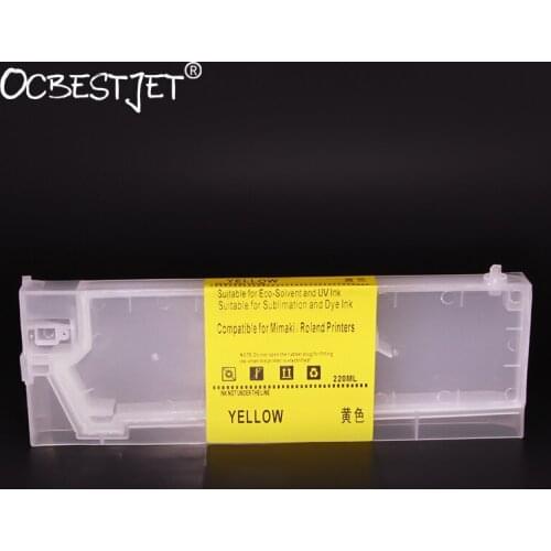 220ML/PC BS3 Refillable Ink Cartridge For Mimaki JV150 JV300 CJV300 CJV150 (4 Colors One Set)
