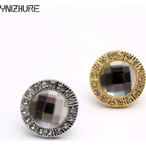 Diamond Shape Crystal Glass 10pcs 30mm Alloy Door Drawer Cabinet Wardrobe Pull Handle Knobs Drop Worldwide Store With Screw