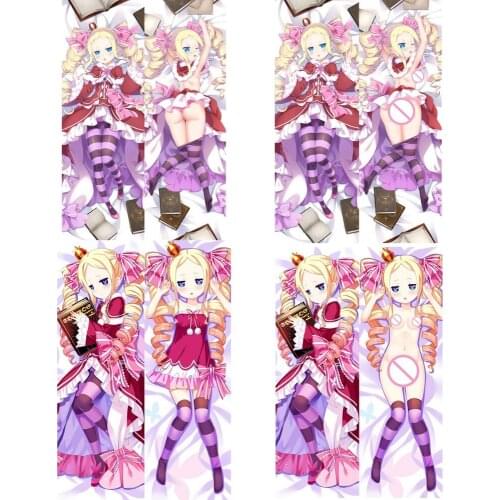 Anime Cartoon Re:Zero kara Hajimeru Isekai Seikatsu Beatrice Sexy Body Hugging Pillow Cover Case Pillowcase High Quality Cases