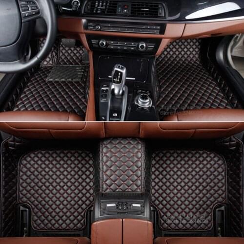 Custom fit car floor mats for BMW 5 series M5 E39 E60 E61 F10 F11 F07 G30 G31 GT 3D all weather car-styling carpets rugs liners