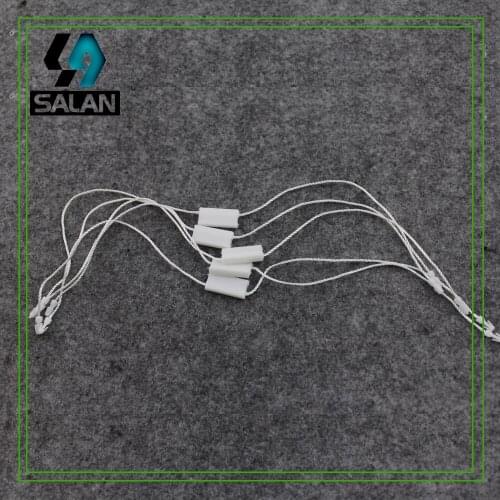 Free Shipping 27cm seal lock cords for clothing hang Tag for clothing string buckle string seal tag ropes