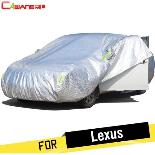 Cawanerl For Lexus IS Series IS500 IS350 IS300 IS250 IS220 Thicken Cotton Car Cover Waterproof Sun Rain Snow Hail Protect Cover