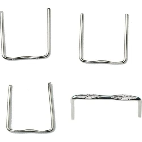 H&D 500Pcs Plated Silver Chandelier Lamp Metal Hanger Pins Crystal Prisms Beads Ball Connectors