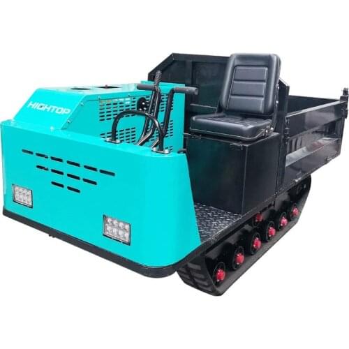 China rubber track crawler carrier dumper mini transporter 0.6ton 0.8ton 1.2ton 1.6ton 2ton low price on sale