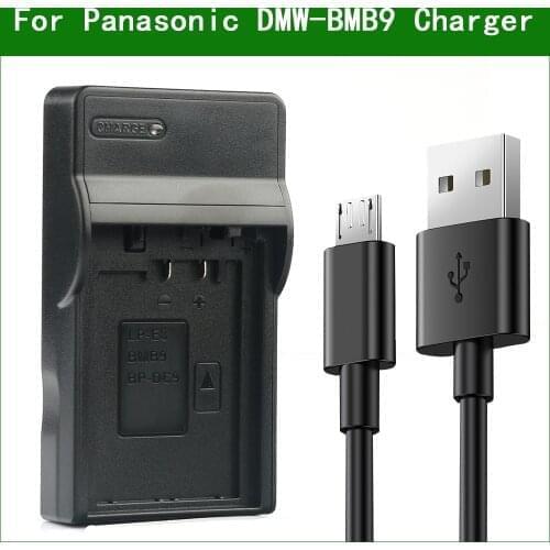 Lanfulang DMW-BMB9 BMB9E BMB9PP Digital Camera Battery Charger for Panasonic DC-FZ80 DC-FZ85 DC-FZ81 DC-FZ82 DC-FZ83