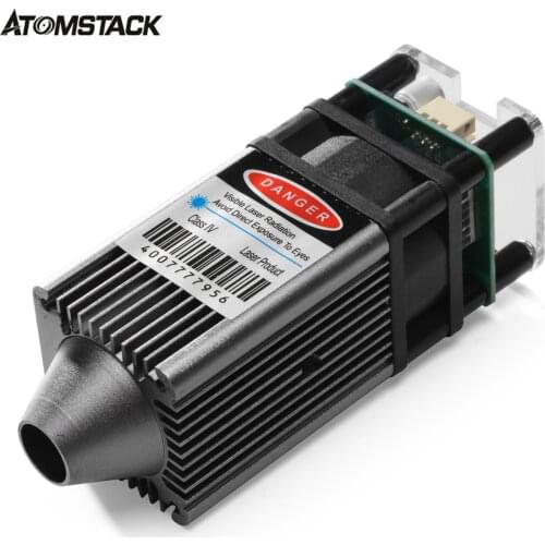 ATOMSTACK 40W 450nm Laser Module Eye Protection Upgraded Fixed-focus Laser Head Compatible with ATOMSTACK CNC Laser Machine