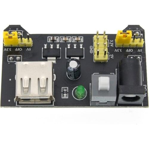 1pcs MB102 830 Point Breadboard : A. 1 termiPower Supply Module 3.3V 5V MB-102 Solderless Bread Board DIY dedicated power module