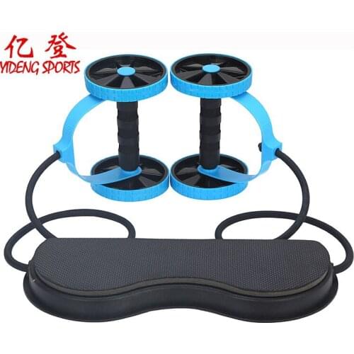 Multifunctional abdominal fitness equipment home four-wheel pull abdominal muscle thin waist abdominal movement vest line Puller