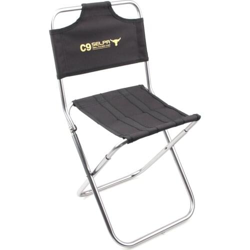 Porable Lightweight Folding Chair Foldable Garden Stool + Backrest Travel Picnic BBQ Seat for Outdoor Hiking Fishing Camping