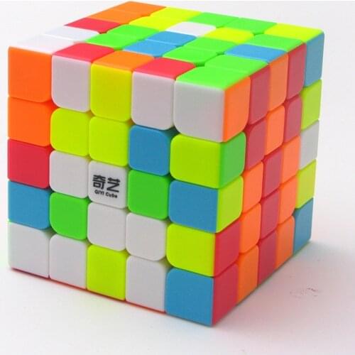 Qiyi QiZheng S 5x5 Cube Puzzle Toys for Beginner Stickerless Version Competition Puzzle Cubes Educationa Toys for Child