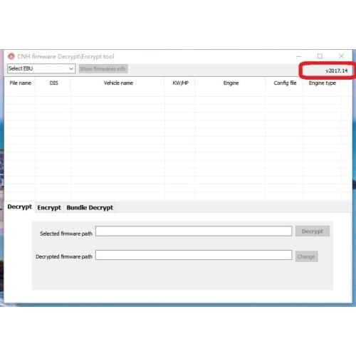 CNH firmware encrypt\decrypt tool 2017