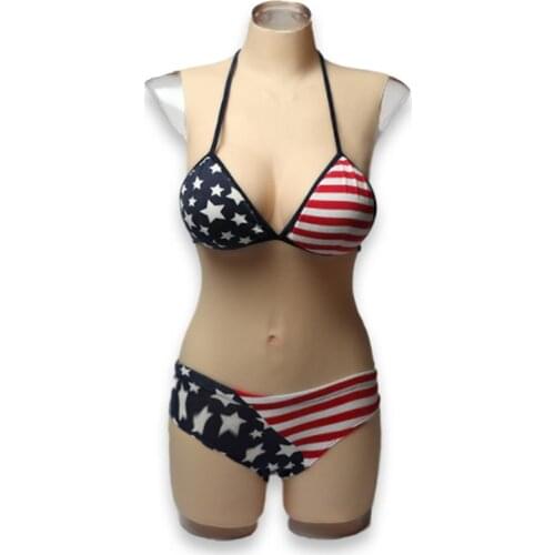 Silicone Breast Forms Fake Boobs Tits Sissy Pussy Vagina Bodysuit For Cosplay Shemale Crossdresser Transgenders Drag Queen