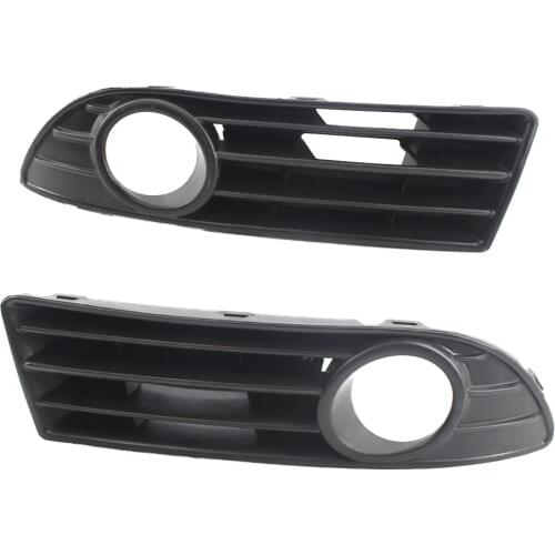 Replacement For 2005-2009 Polo 1 Pair Left+Right Side Fog Lights Grille 6Q0853665E/6Q0853666E