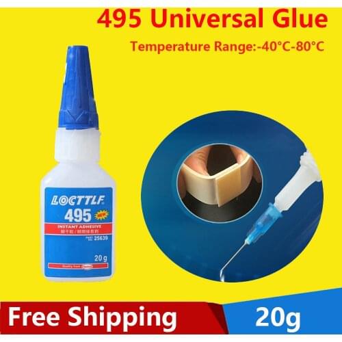 Universal Glue Instant Adhesive 495 Strong Transparent Quick-Drying Glue Plastic Metal Leather ABS Craft DIY Gule Plastic Gule