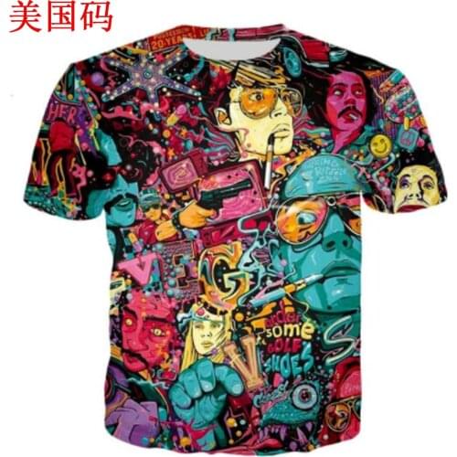 VIP customer customization 2020 summer Fashion Men t-shirt 3D Printed Harajuku Short sleeve T shirts YY777777