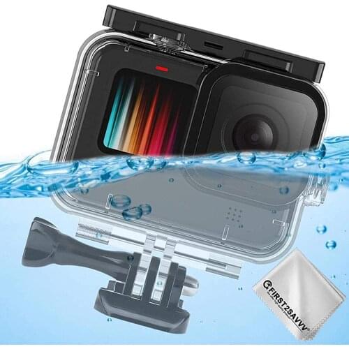 45M Waterproof Case Compatible With GoPro Hero 9 Black Underwater Waterproof Protective Housing Case with Quick Release Mount