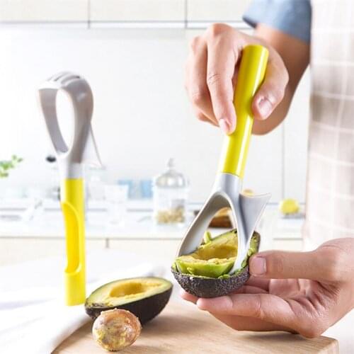 1Pcs 5-in-1 Avocado Slicer Fruit Tool Plastic Vegetable Masher Multi-function Portable Kitchen Accessories