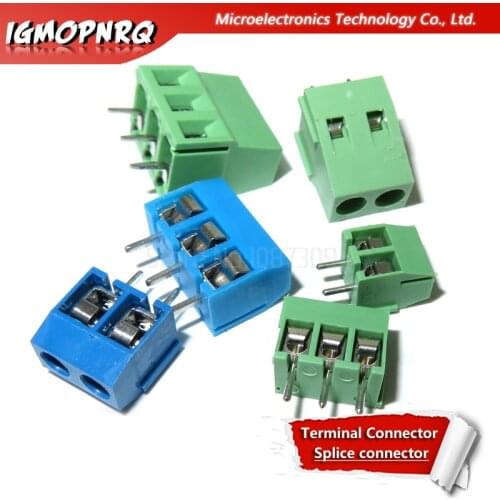 10Pcs KF128 KF301 KF350 2PIN 3PIN Terminal Screw Terminal Connector Splice connector 3.5mm / 5mm Can be stitched Good quality