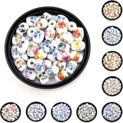 12# 40pcs Barrel Shape unique Ceramic beads China Ceramics Quality Ceramics beads 20pieces/lot #A221A