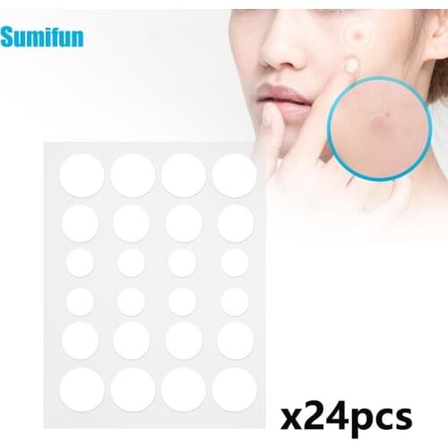 24pcs/Lot Acne Pimple Patch Acne Treatment Pimple Remover Tool Blemish Spot Facial Mask Skin Care Patch Removal Acne Mark Paste