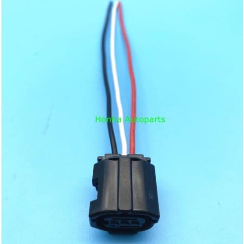 3 Pin/Way Female Headlight Lamp Camshaft Sensor Plug Connector With Wire Pigtail 6189-1129