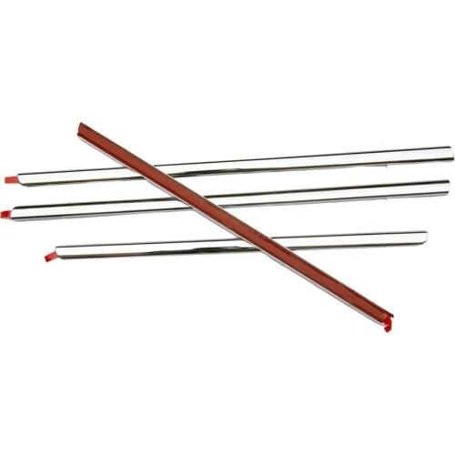 Hot 4Pcs ABS Chrome Window Trims Molding Sill For Jeep Patriot 2011 2012 2013 2014 2016 [QP987]