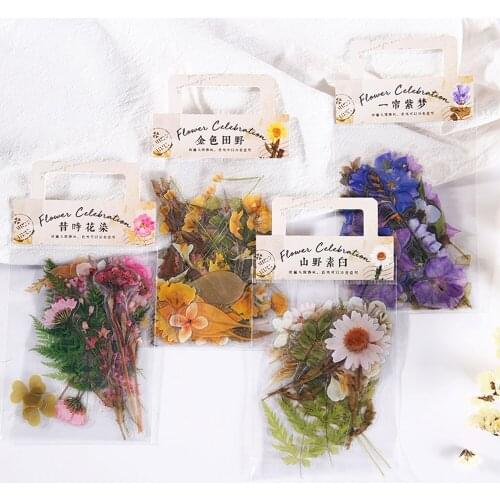 40 Pcs/set Creative Flowers Plant Kawaii Stickers DIY Scrapbooking Diary Decoration Plsatic PET Sticker Label
