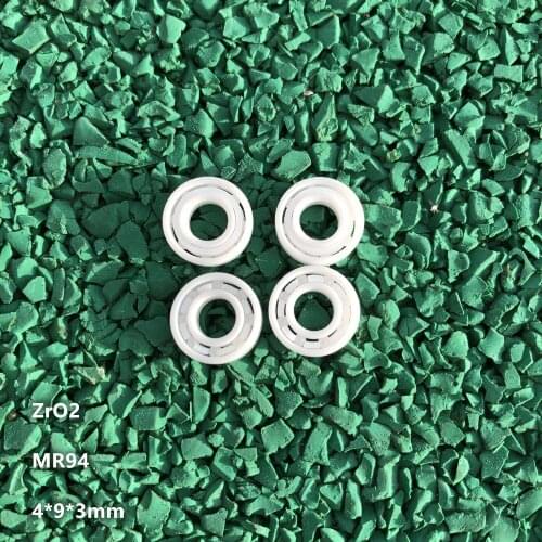 5/10pcs MR94 ZrO2 full Ceramic ball bearing 4x9x3mm Zirconia ceramic bearings 4*9*3mm