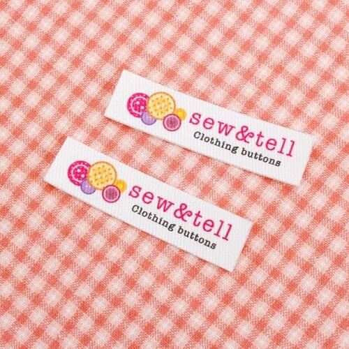 96 Custom Iron Labels, Logo or Text, Custom Design, iron on, Custom Design，Sewing buttons (TB0094)