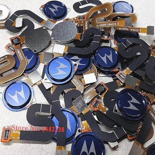 100% Original Home button Fingerprint Sensor For MOTO P30play G7 Power Fingerprint Reader Touch ID Sensor Return Key Flex cable