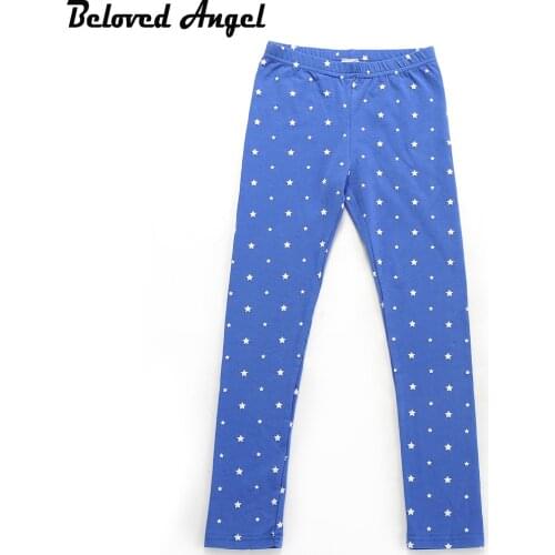 18M-6T Baby Pants Cotton Boys Girls Pants Print Knitted Toddler Kids Leggings Elastic Waist Busha Trousers Childrens Clothes