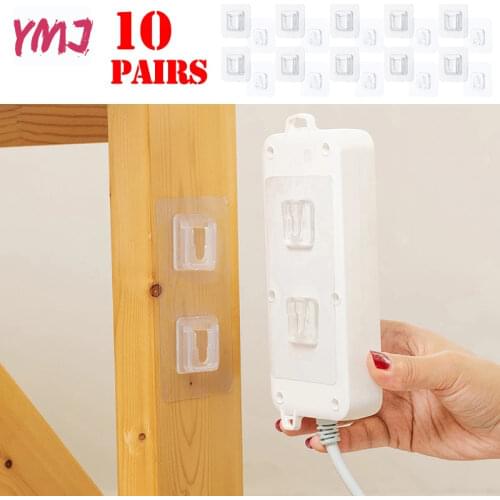 Double Sided Adhesive Wall Hooks Wall Hanger Transparent Suction Cup Sucker Hook Wall Hooks for Kitchen Bathroom Dropshipping