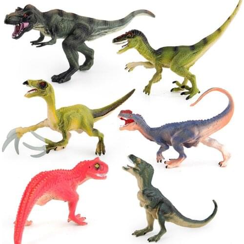 Therizinosaurus Carnotaurus Dilophosaurus Tyrannosaurus Dinosaur Model Doll Action Figure Collection Educational Toys