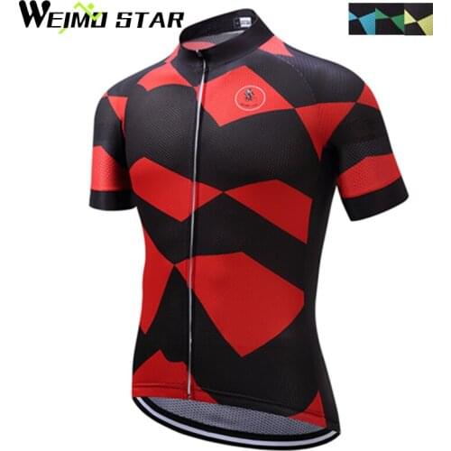 WEIMOSTAR Pro Team Summer Mens Cycling Jersey Short Sleeve Ropa Ciclismo Bicycle Cycling Clothing Biking Shirts
