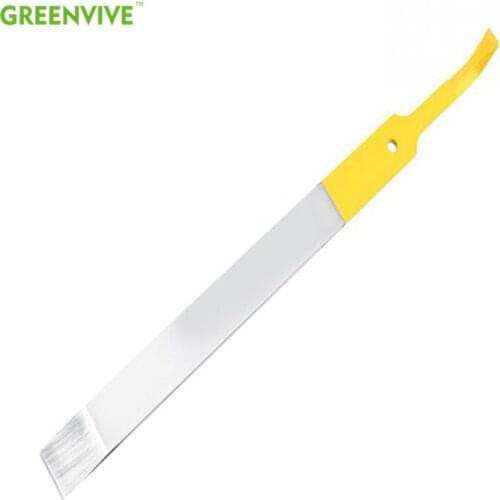 GREENVIVE Apicultura High quality Stainless Steel J Type Durable Bee Hive Tool beekeeping tools Equipment 1 order