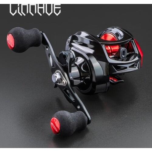 LINNHUE Baitcasting Reel AE2000 7.2:1 Gear Ratio Fishing Reel 8KG Max Drag N42 Neodymium Magnet Saltwater Reel Fishing Pesca