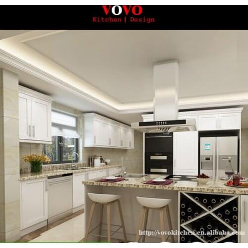 White plywood kitchen cabinets