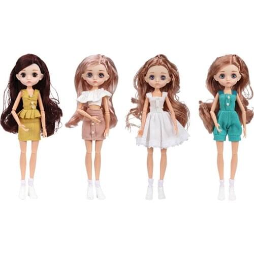 10 Inch BJD Doll Princess 11 Joints Children Dress Up Doll Gift Box Doll Children Play House Decoration Girl Toy