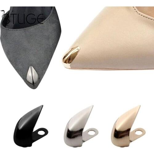High-heel Toe Metal Protective Sleeve Anti-kick Shoe Buckle Used To Decorations Shoe Toe Reapair Accessories