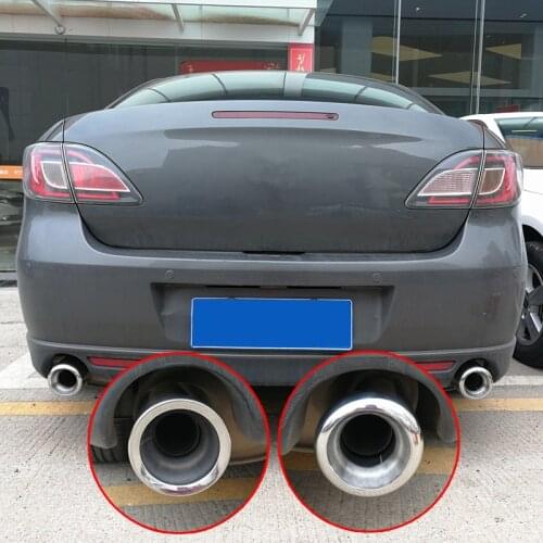 Stainless Steel Car Muffler End Pipe Exhaust Tips for Mazda 6 ATENZA Styling Part