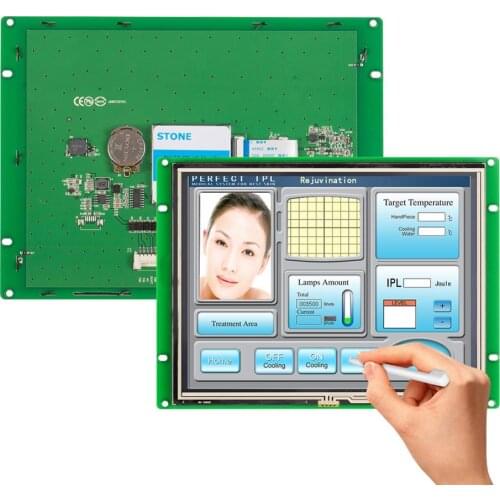 8.0 Inch New Product LCD With CPU And Driver For Large Boiler