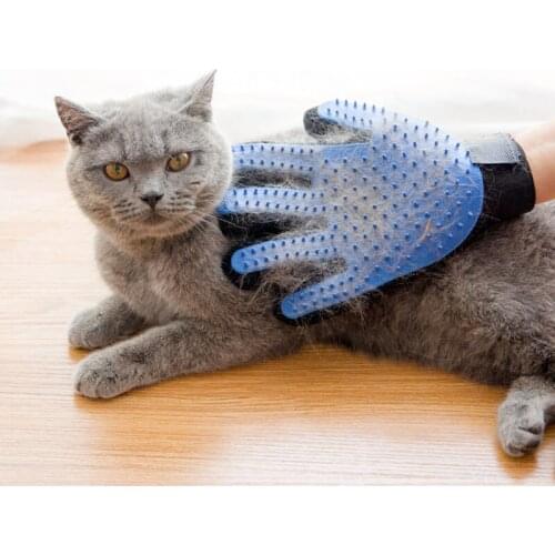 Pet Grooming Glove for Cats Brush Comb Cat Hackle Pet Deshedding Brush Glove for Animal Dog Pet Hair GloveS for Cat Dog Grooming