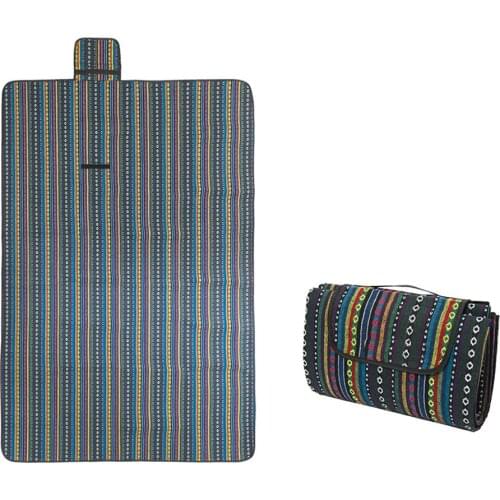 Camping Tent Mat Folding Outdoor Tourism Sleeping Hiking Travel Retro Ethnic Style Beach Picnic Blanket Accessories