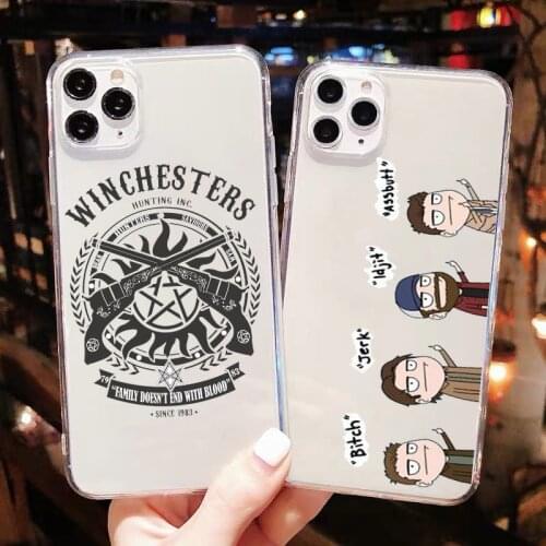 Supernatural Jared Padalecki transparent TPU Soft Silicone Phone cover For iPhone SE 12mini 12pro 11pro Max XR Xs Max 7 8 Plus