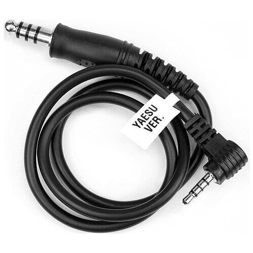 Z TACTICAL headset headphone ELECTRONIC PTT WIRE FOR YAESU RADIO