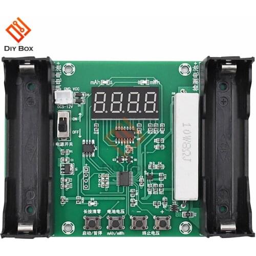 XH-M240 18650 Lithium Battery Capacity Tester Meter Digital Display mAh mWh Electronic Load Battery Monitor Discharge Module