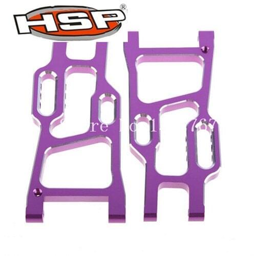 HSP Upgrade Parts 106021 06012 06049 Aluminum Rear Lower Arms for 1/10 RC model Car Off Road 94105 94106 94107 94107Pro